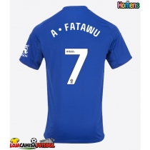 Camisa de Futebol Leicester City Issahaku Fatawu #7 Equipamento Principal 2025-26 Manga Curta